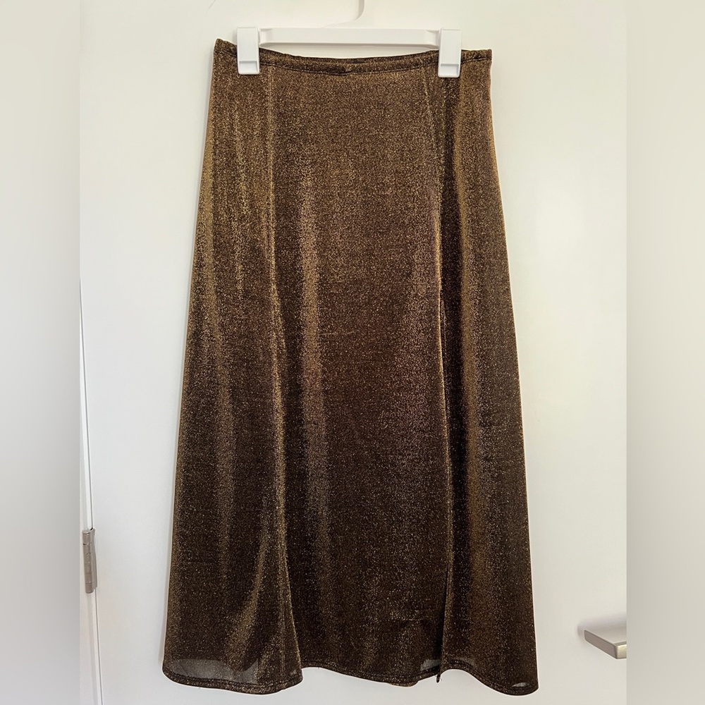 Elegant Gold Skirt